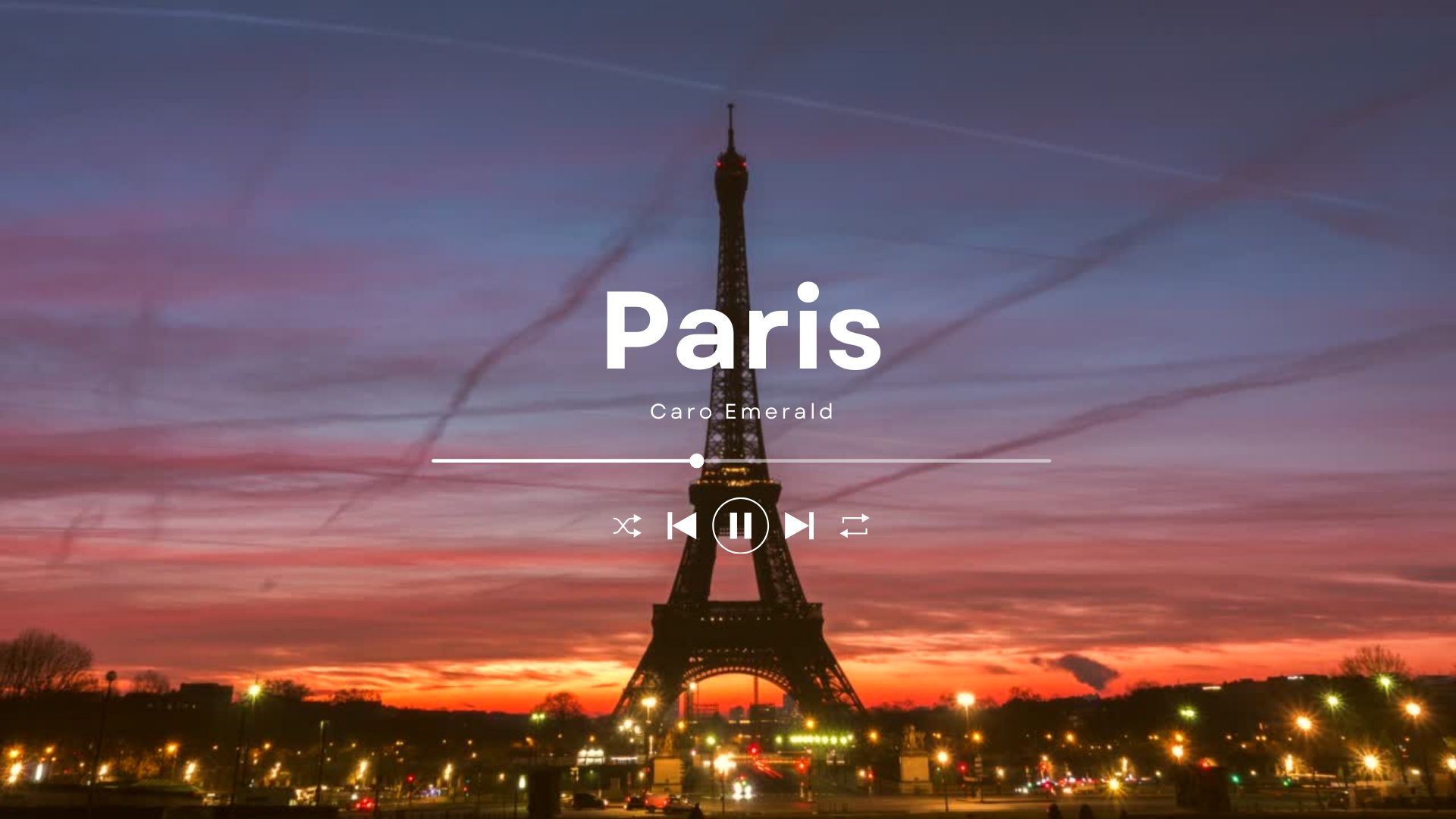 “一起感受这份法式浪漫”《Paris》by Caro Emerald | 世界最美城市风景系列巴黎哔哩哔哩bilibili