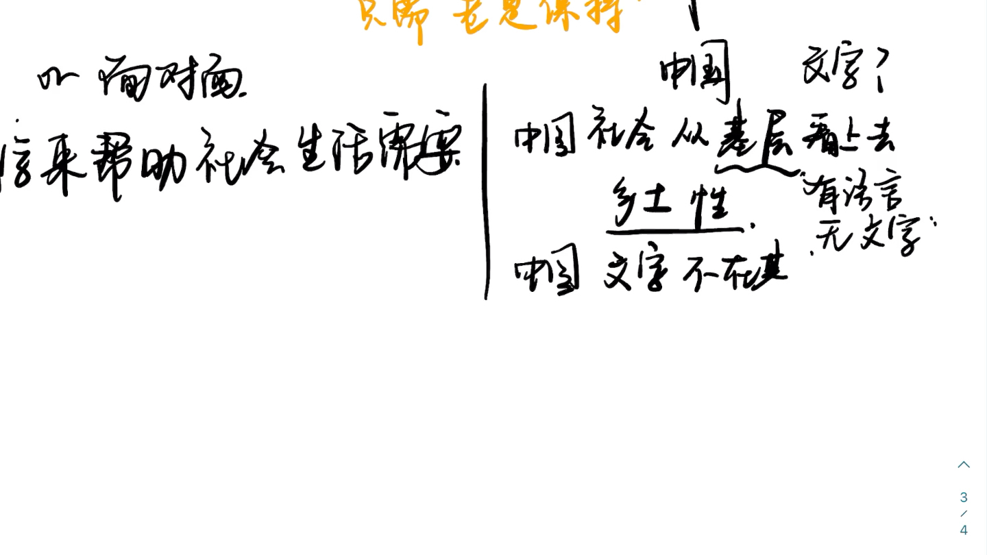 [图]（3）乡土中国之再论文字下乡