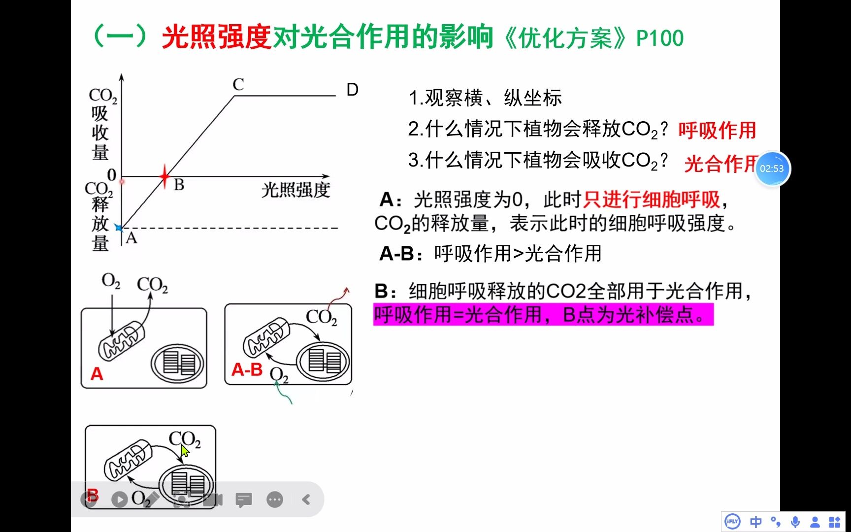 二、光照强度、CO2、温度、叶龄对光合作用的影响哔哩哔哩bilibili