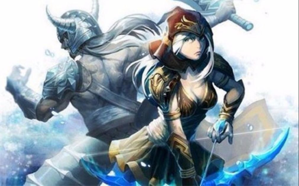 震惊光天化日之下艾希竟然背着蛮子和两名斗士做这种事情