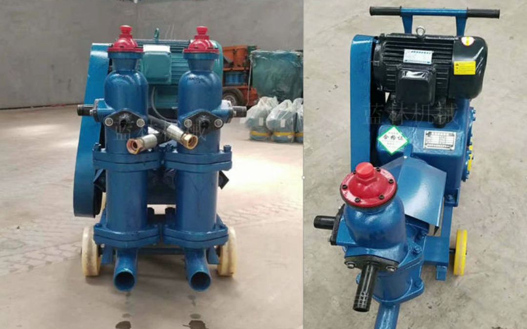 注浆加固水泥双缸注浆机 济宁液压双液液压砂浆注浆泵