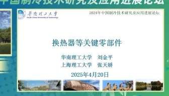 20250420-华南理工大学刘金平-换热器等关键零部件