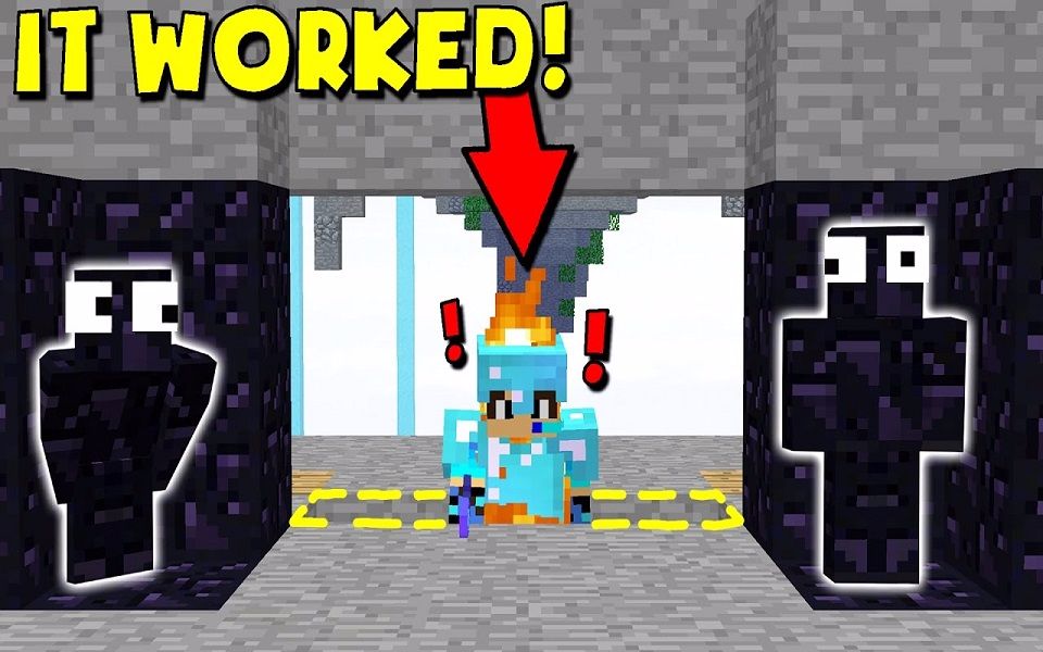 unspeakablegaming我的世界中最强的黑曜石迷彩