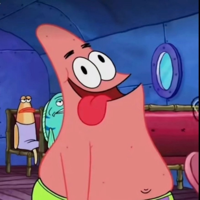 纯纯的头像,搞笑派大星