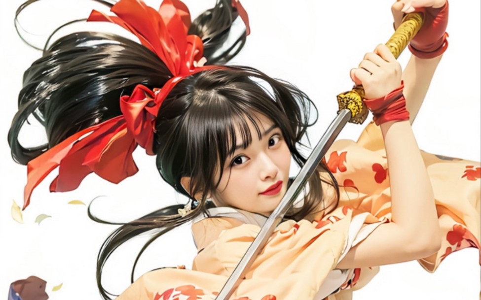 ai绘画006-樱花大战-真宫寺樱ai coser(真人写实风cosplay,二次元转三