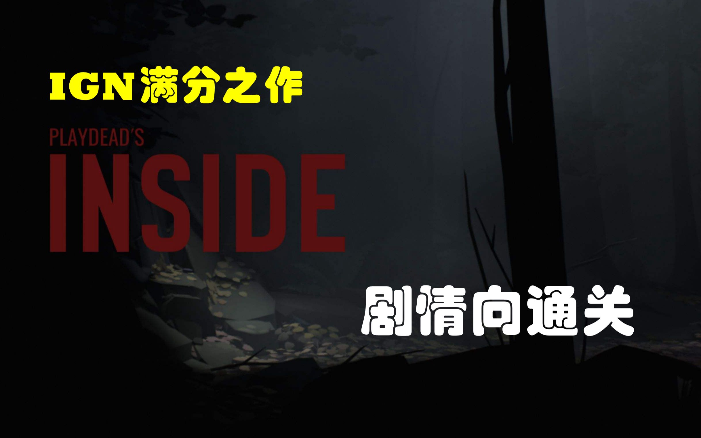 [图]《Inside》 IGN满分游戏 小小梦魇类型 暗黑结局 剧情向通关流程