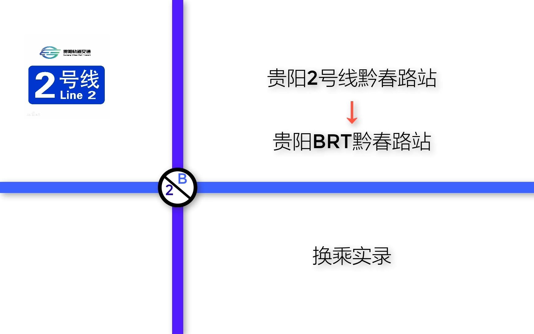 【随拍】这真的只是名字雷同:贵阳地铁2号线黔春路换站乘BRT黔春路站实录(手抖警告)哔哩哔哩bilibili