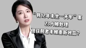 Télécharger la video: “判12年未坐一天牢”案23人被处理，但获刑者未被重新收监？