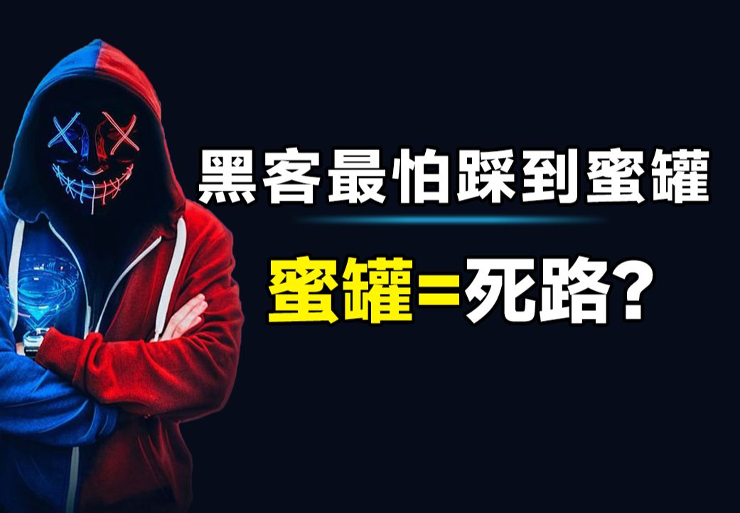 黑客最怕踩到蜜罐,那么蜜罐到底是什么?到底有多可怕?哔哩哔哩bilibili