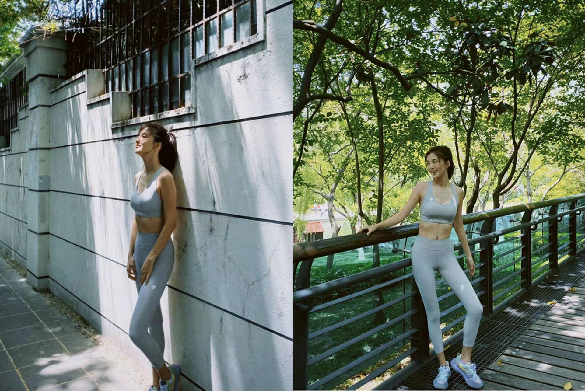 林峯前任吴千语晒健身美照,穿运动背心紧身裤秀身材,已瘦回巅峰