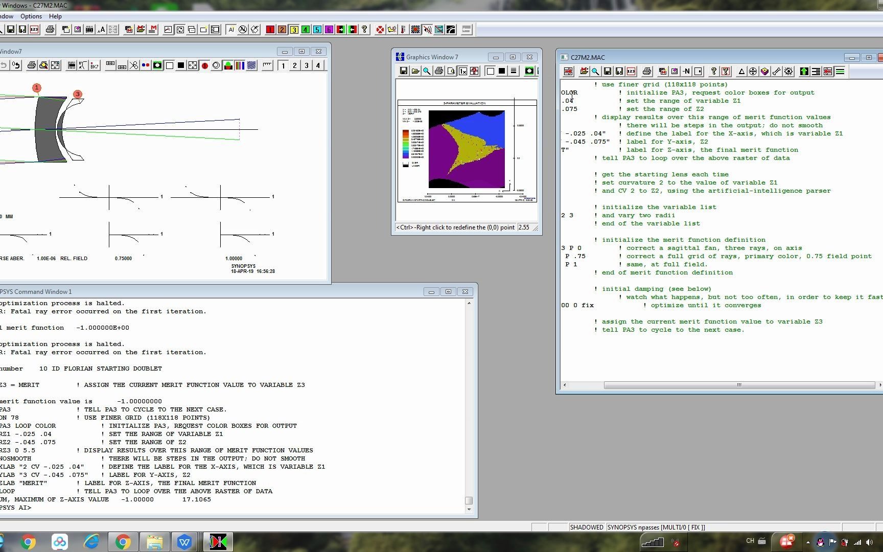 SYNOPSYS 光学设计 每天一例23  镜头优化中的混沌哔哩哔哩bilibili