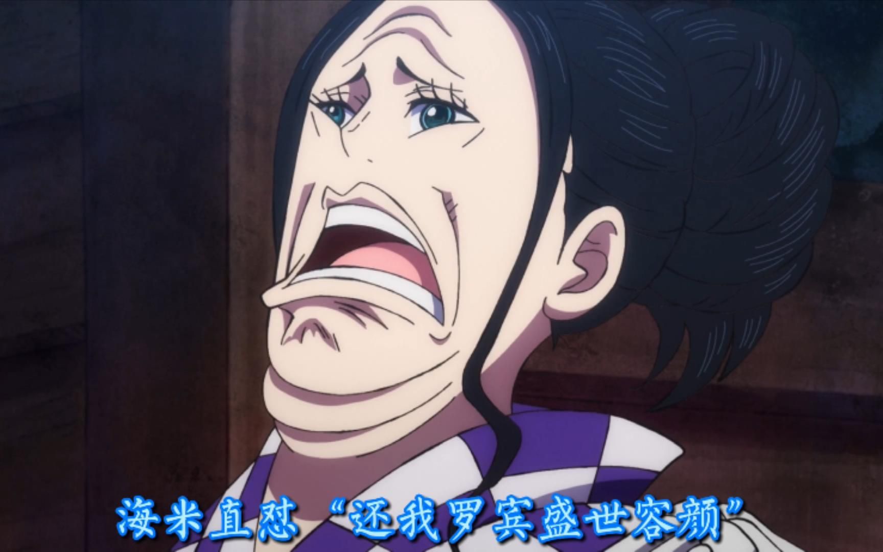 盘点尾田的恶趣味海米直怼还我罗宾盛世容颜