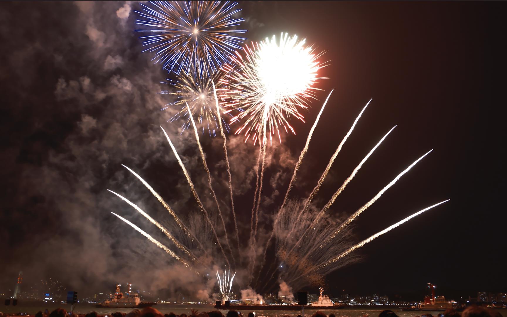 关门海峡花火大会-《hanabi》《新時代》《arigato》