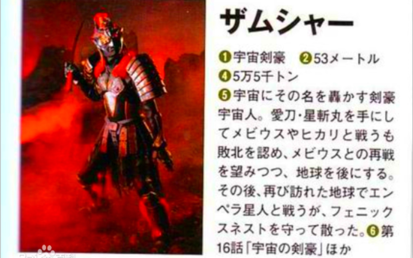 【敬佩的宇宙剑豪】扎姆夏