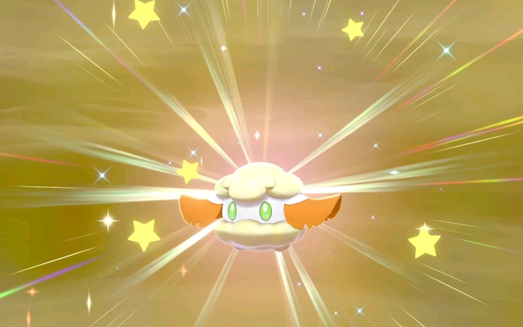 【宝可梦剑盾】超可爱的闪光木棉球,大概是第十箱,具体第多少懒得记