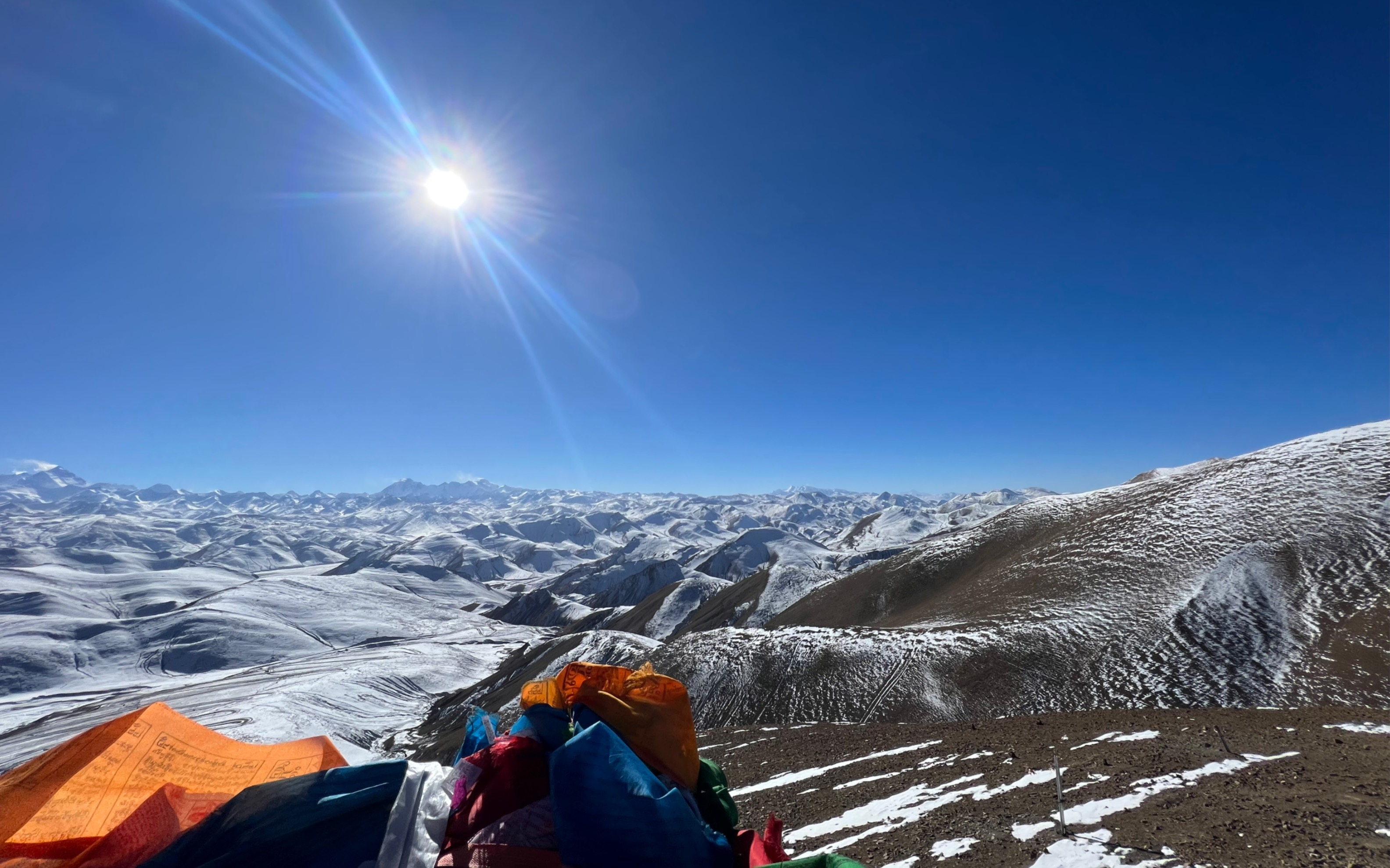 观景台的珠峰,洛子峰