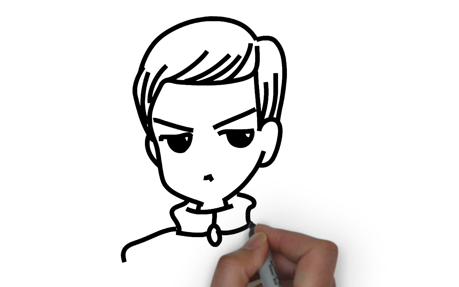 手绘简笔画:李现,网友:真的认不出来了!