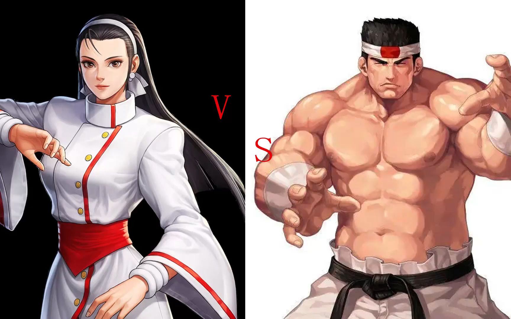 拳皇97对战之 神乐千鹤对大门