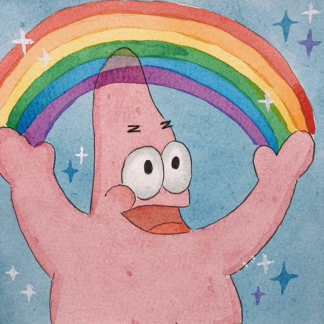 粉色星星 派大星 头像壁纸_哔哩哔哩_bilibili