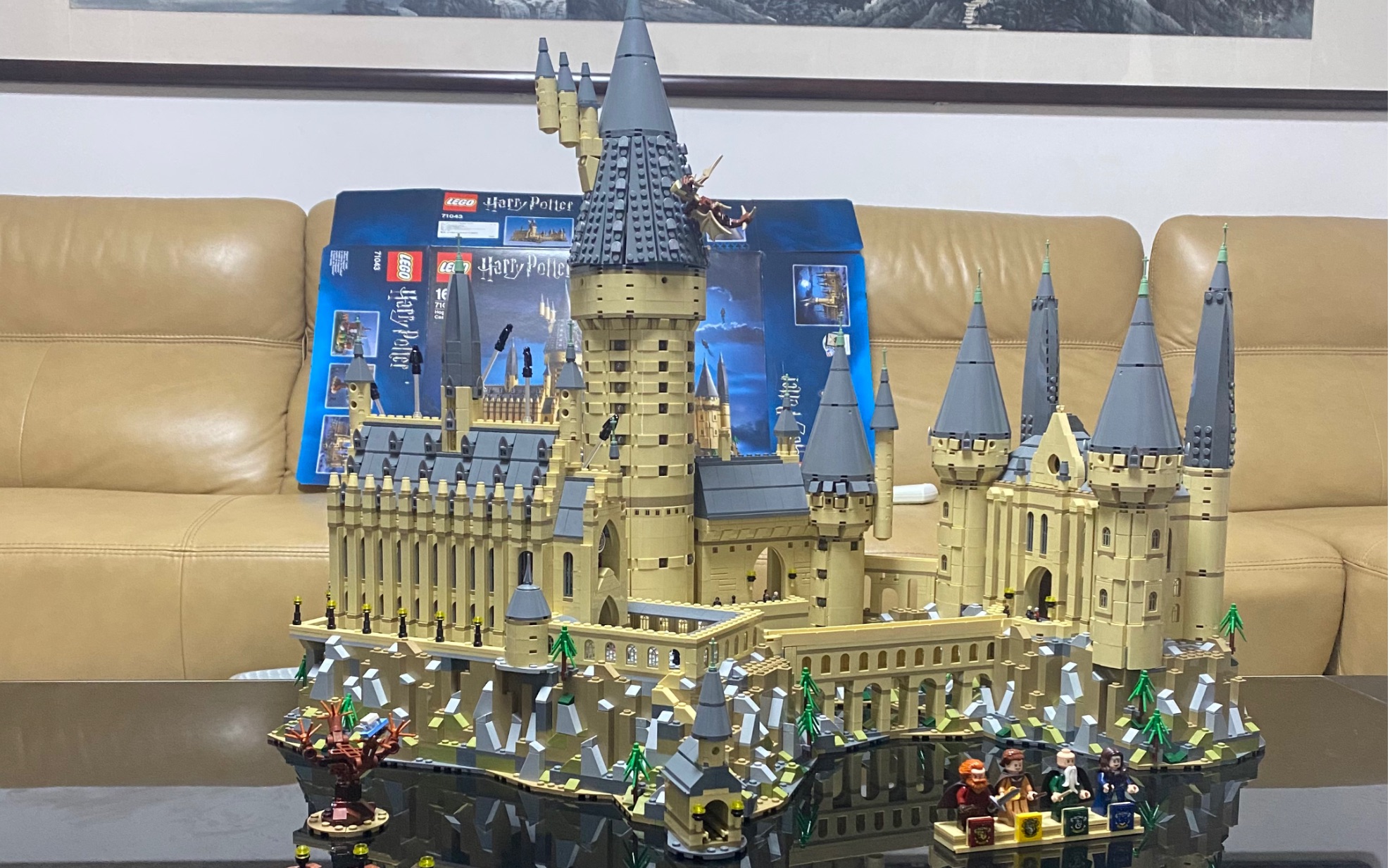 哈利波特霍格沃茨城堡乐高积木