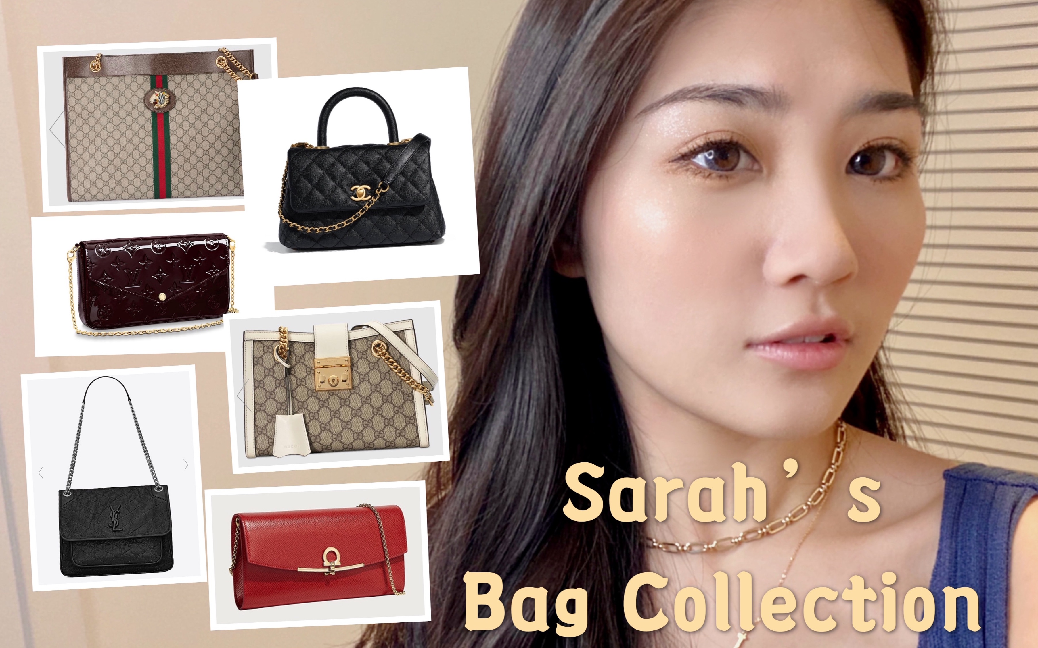 包包合集|我的大牌包|香奈儿Chanel|LV|Gucci|YSL|菲拉格慕 Ferragamo哔哩哔哩bilibili