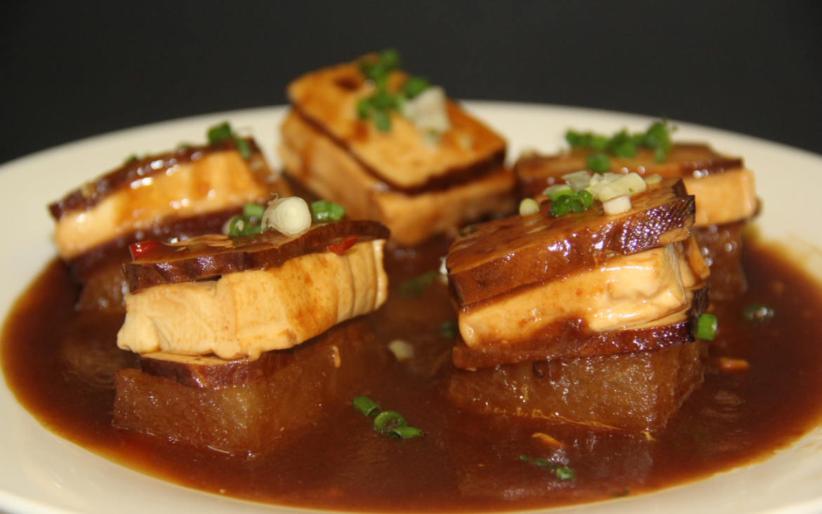 【烧麦视频】以假乱真的经典杭帮菜—东坡(素)肉,好吃不腻,素食荤做