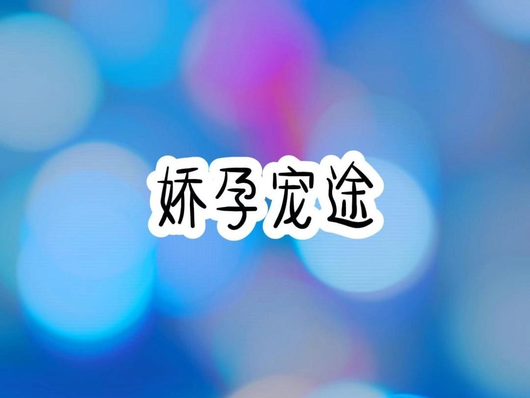 熟铭《娇孕宠途》哔哩哔哩bilibili