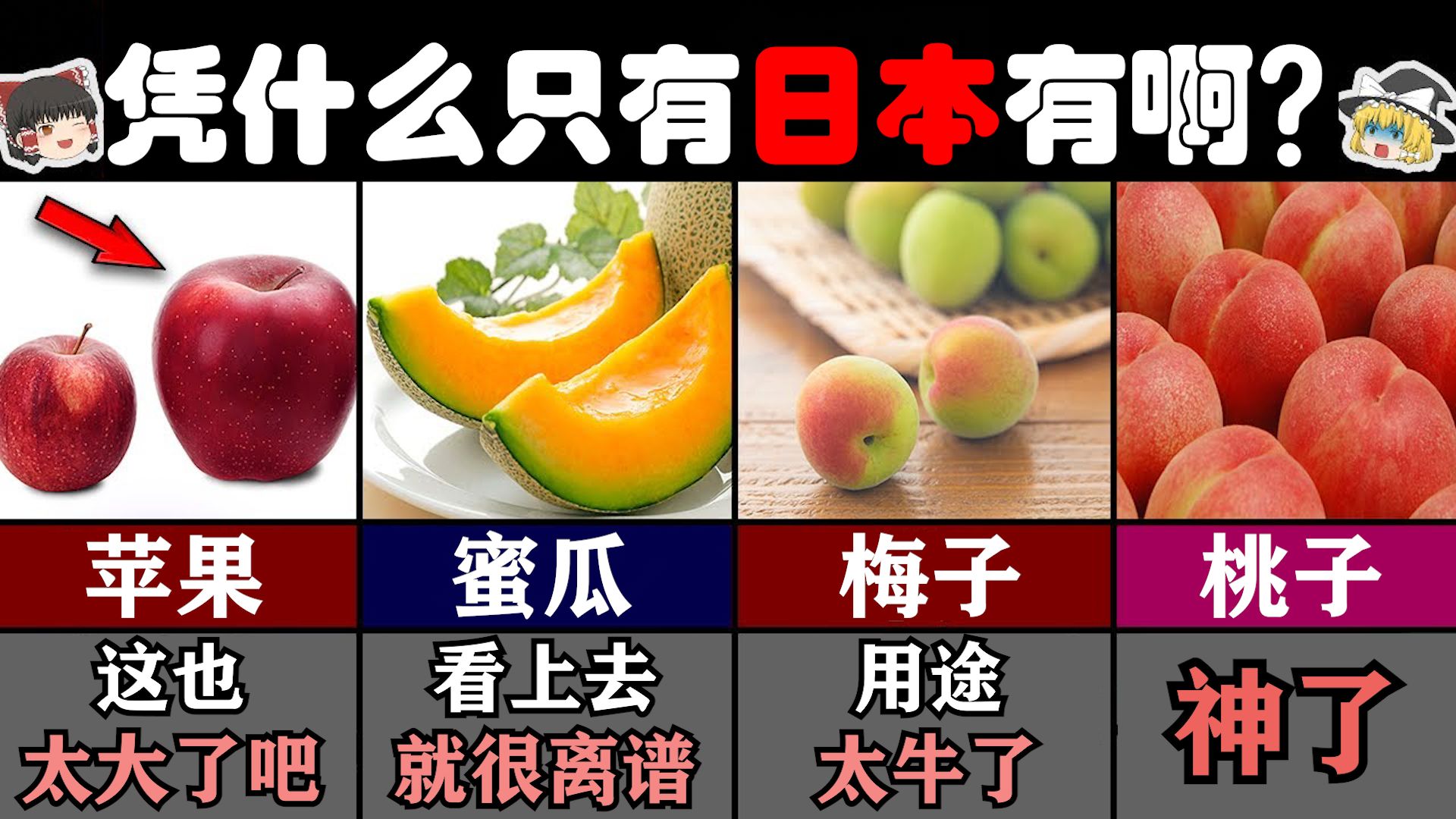 令外国人震惊的8种日本水果哔哩哔哩bilibili