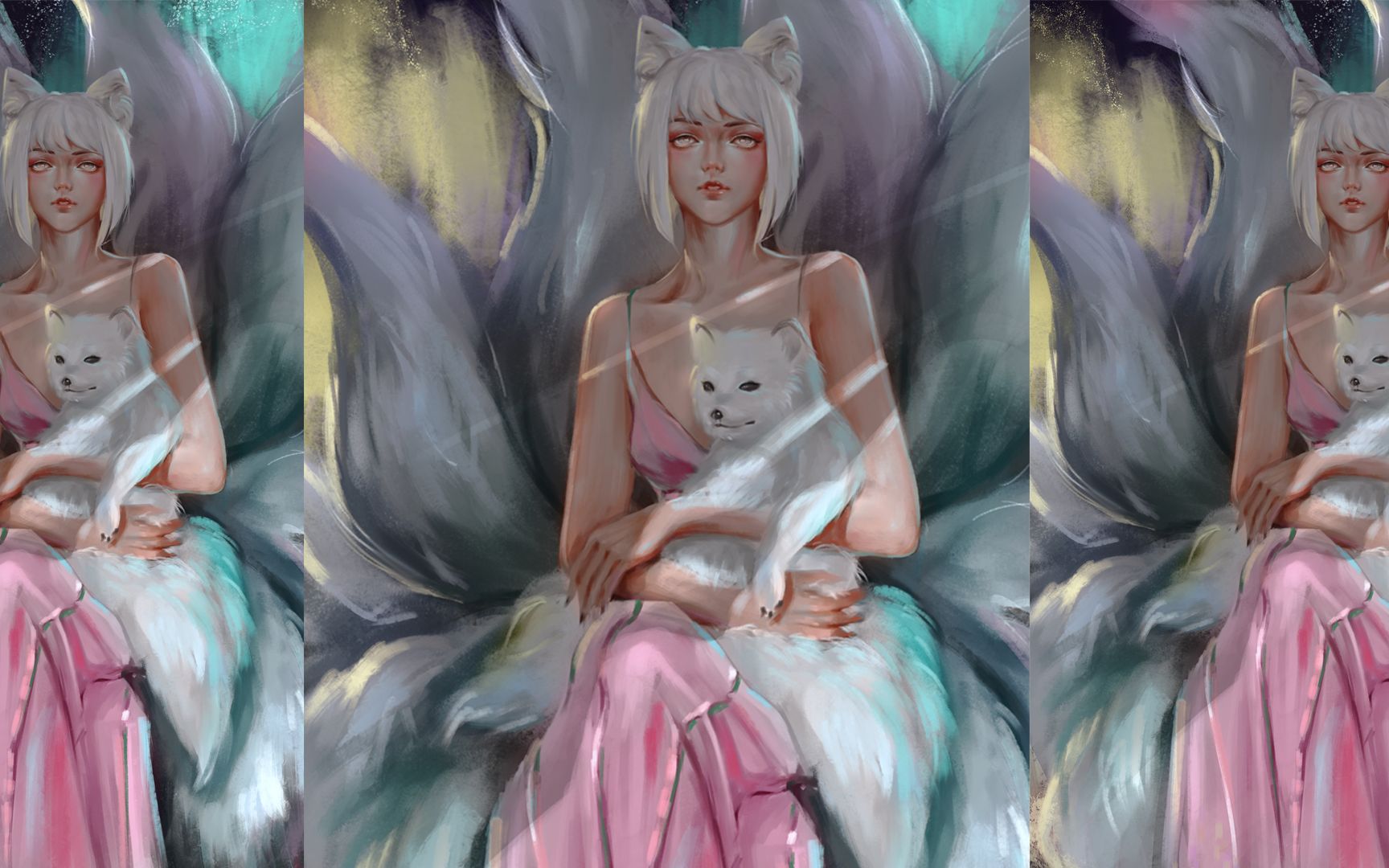 动漫绘x九月:听说九月喝了大士的"咖啡",就会仙气满满