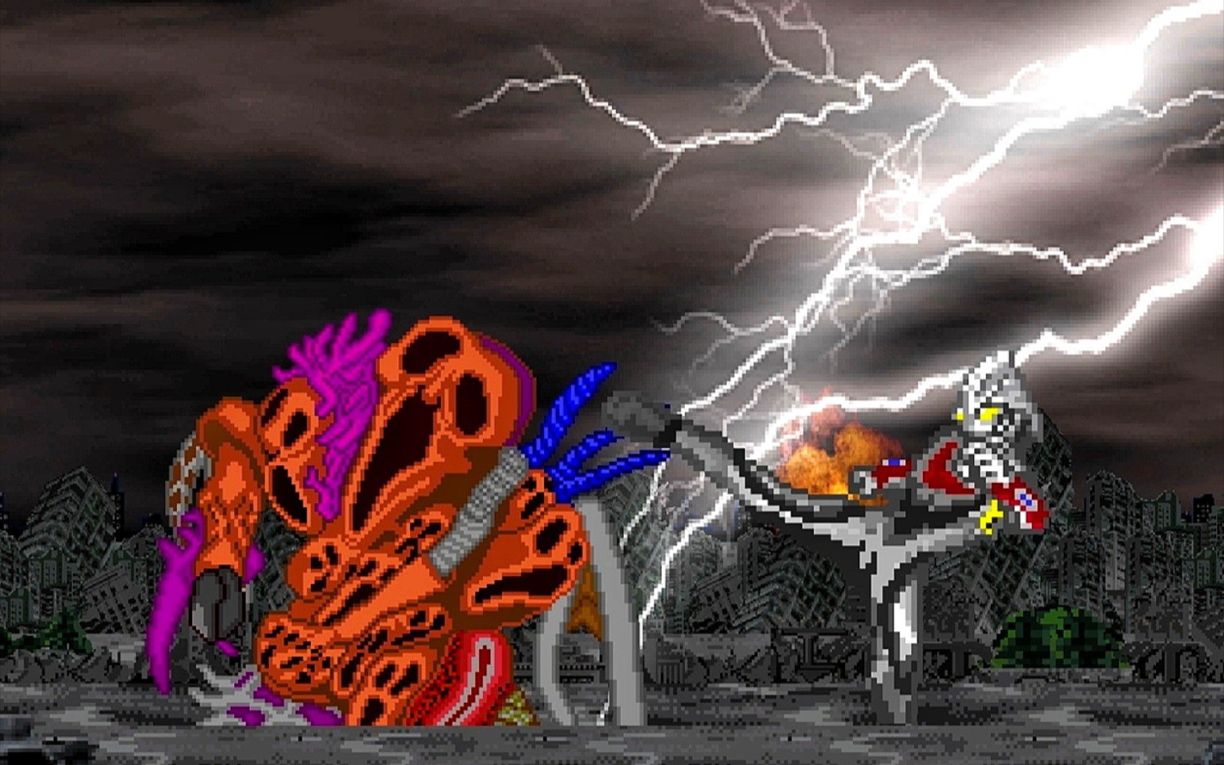 【mugen】奈克瑟斯 vs 异生兽库土拉