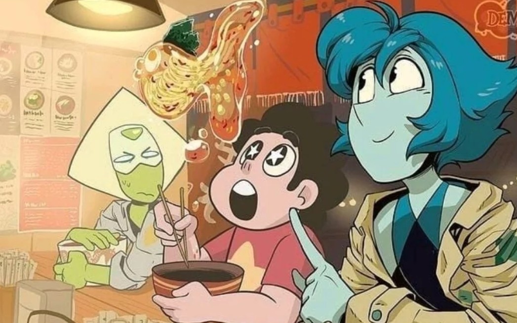 [图]Steven Universe史蒂芬宇宙青金石—橄榄石美图合集1