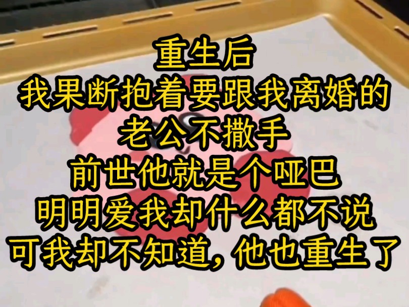 【高分文】(心肝傅总)重生后,我果断抱着要跟我离婚的老公不撒手,前世他就是个哑巴,明明爱我却什么都不说,只会玩强取豪夺那一套.哔哩哔哩...