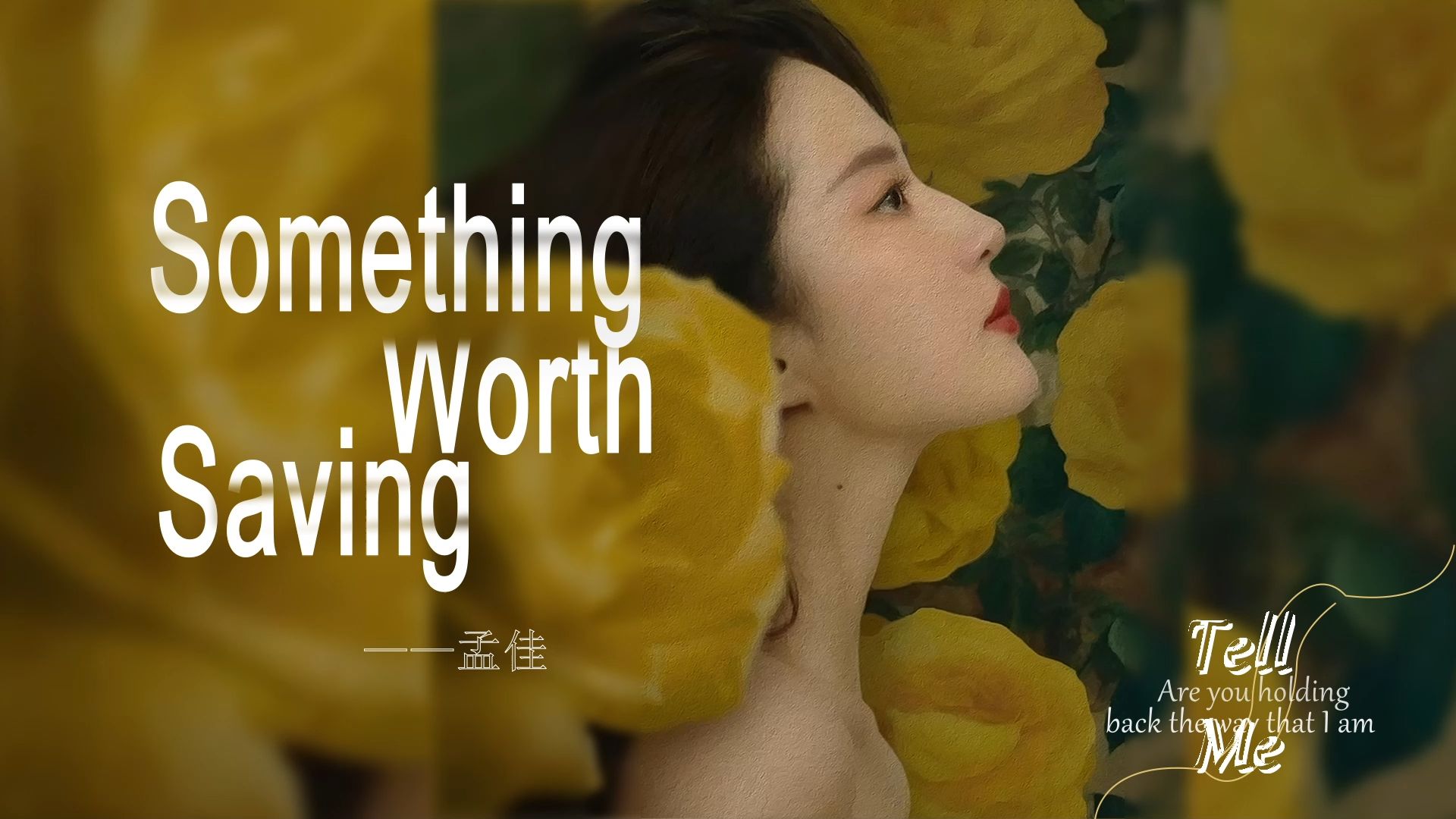 [图]【动态歌词排版】玫瑰的故事OST|Something worth saving(爱依然存在)|黑底mp4.格式分享