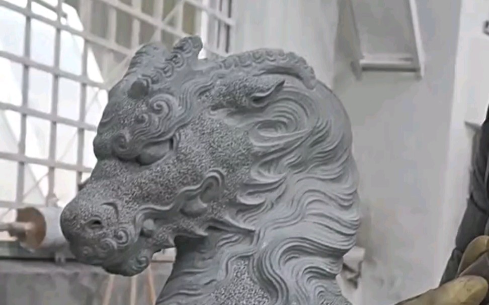 惠安石雕中国古建筑精品石雕瑞兽狻猊