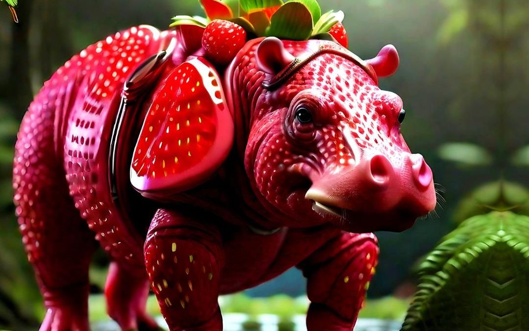 呆萌河马 可爱的水果人动漫