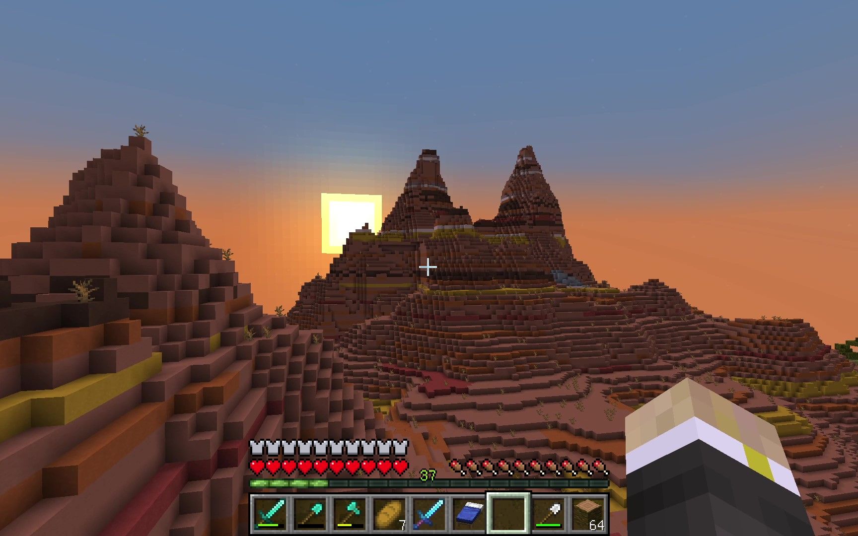 我的世界 minecraft 1.20原版生存 #7 收集一些皮革和甘蔗遇到粘土山