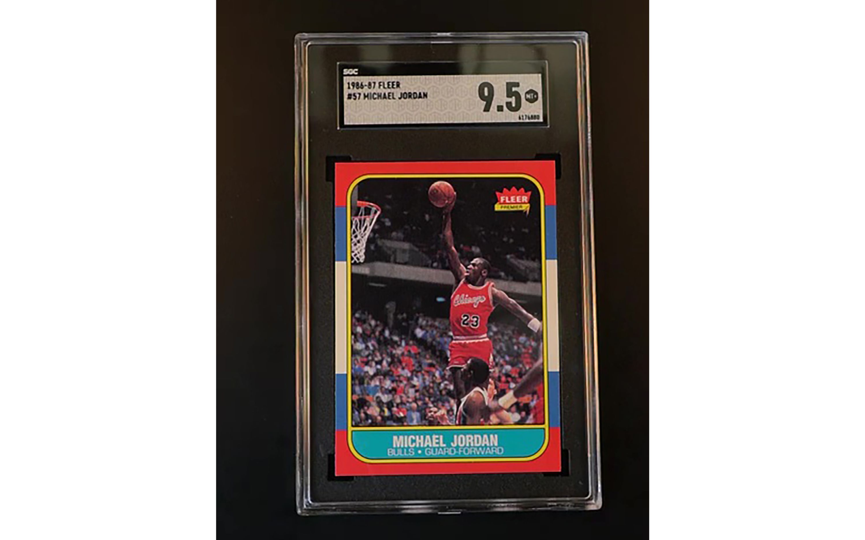 舔屏搬运一张1986年fleer乔丹新秀卡sgc95分