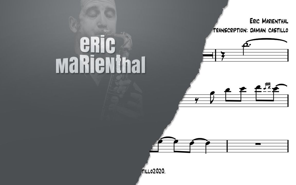 [图]【萨克斯】《Blue Water》Eric Marienthal - Alto Sax Transcription