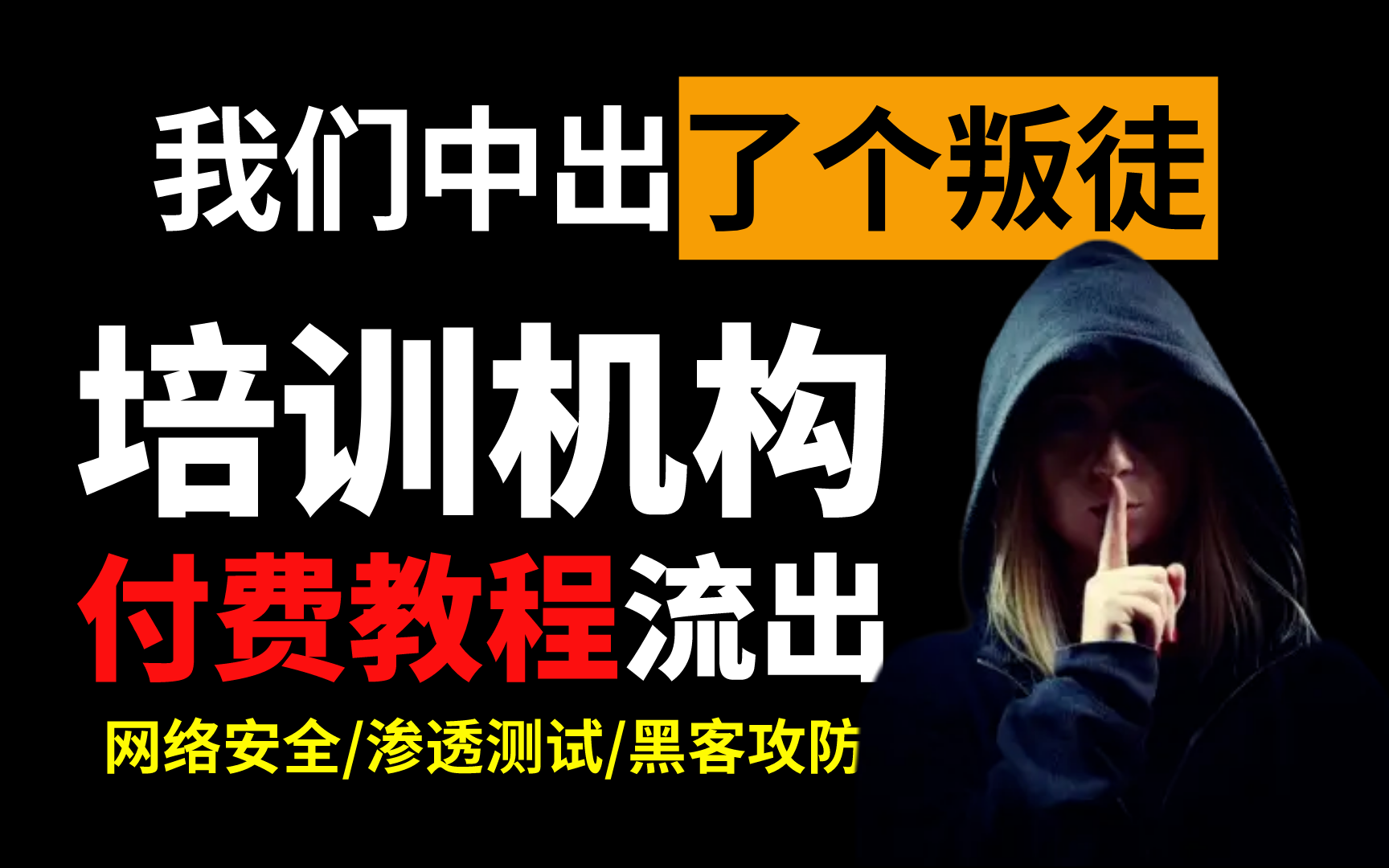 网络安全培训机构价值12800的课程流出,被下架数十次坚持上传,300集教程持续上传!哔哩哔哩bilibili