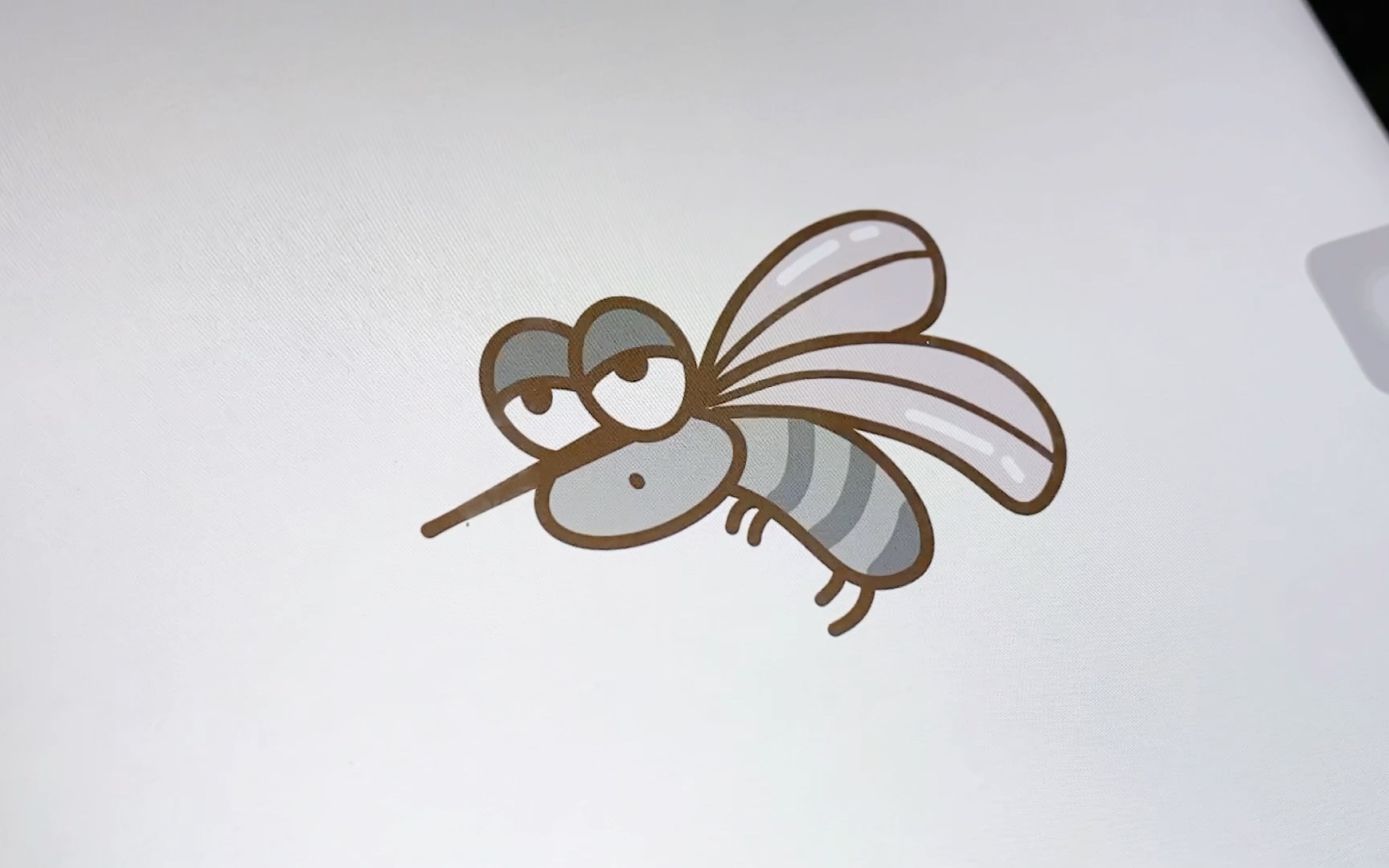 简笔画教程 一只大眼蚊子 procreate绘画