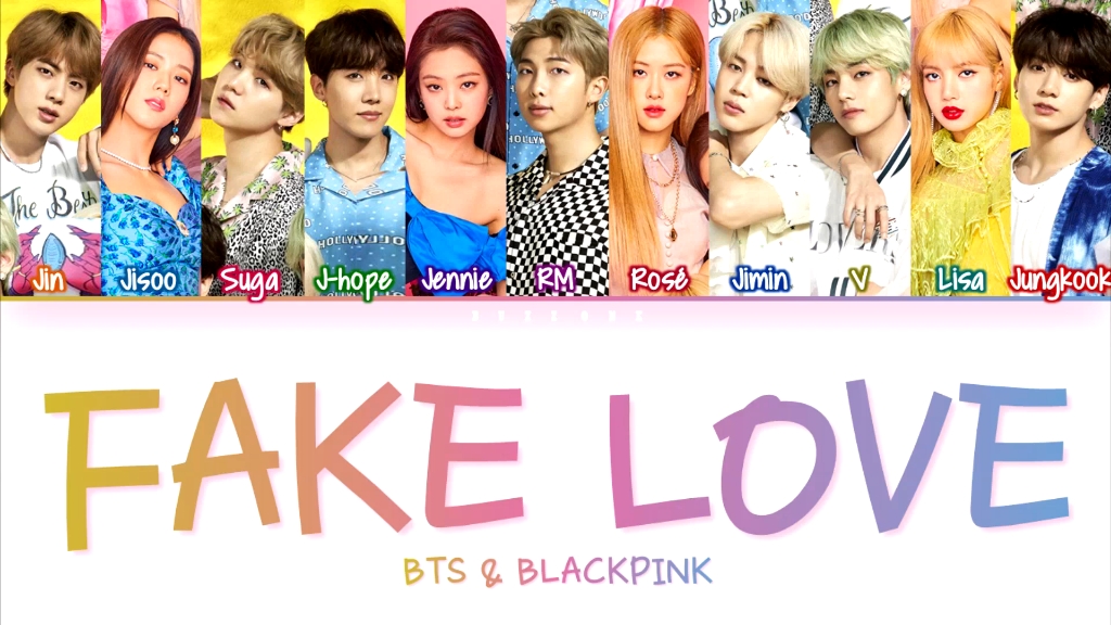 假如blackpink防弹少年团联合演唱fakelove歌词分配会是怎么样的