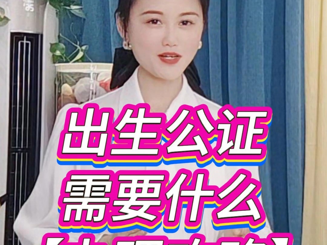 出生公证需要什么?如何办理?哔哩哔哩bilibili