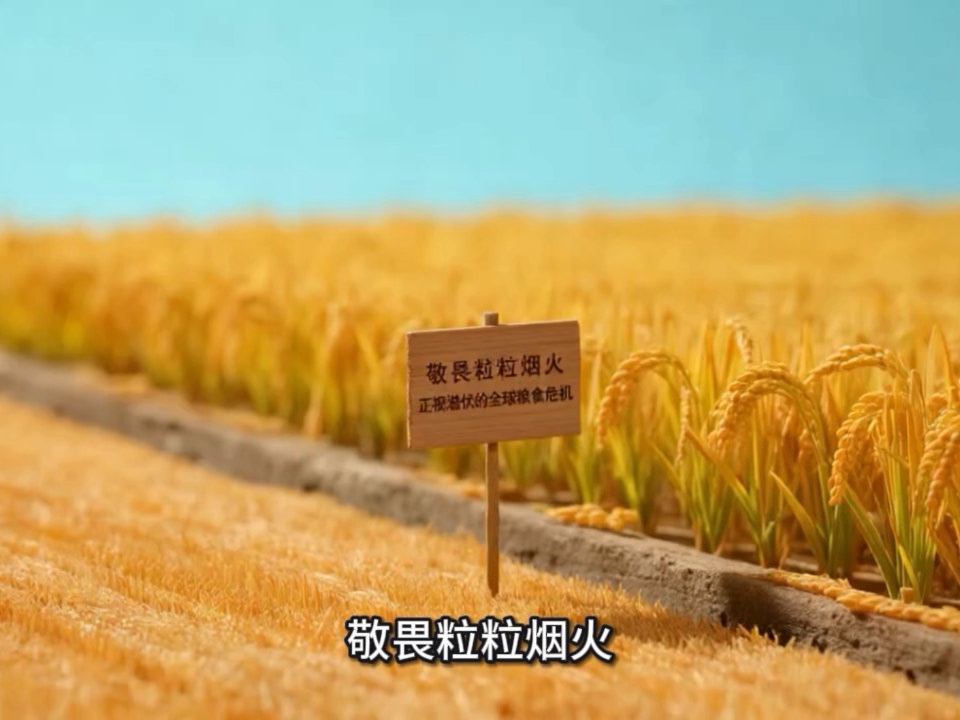 〖珍惜粮食·人人有责〗每一粒粮食都来之不易