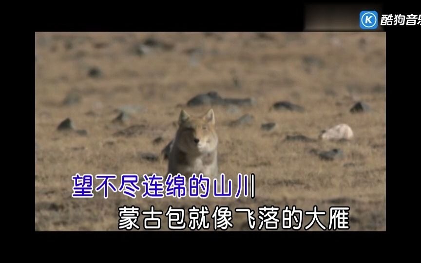 [图]降央卓玛 - 蓝色的蒙古高原 KTV版 高清MV