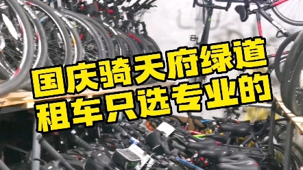 国庆骑行天府绿道租车成都绕城绿道自行车租赁GreenwayBike绿道单车哔哩哔哩bilibili