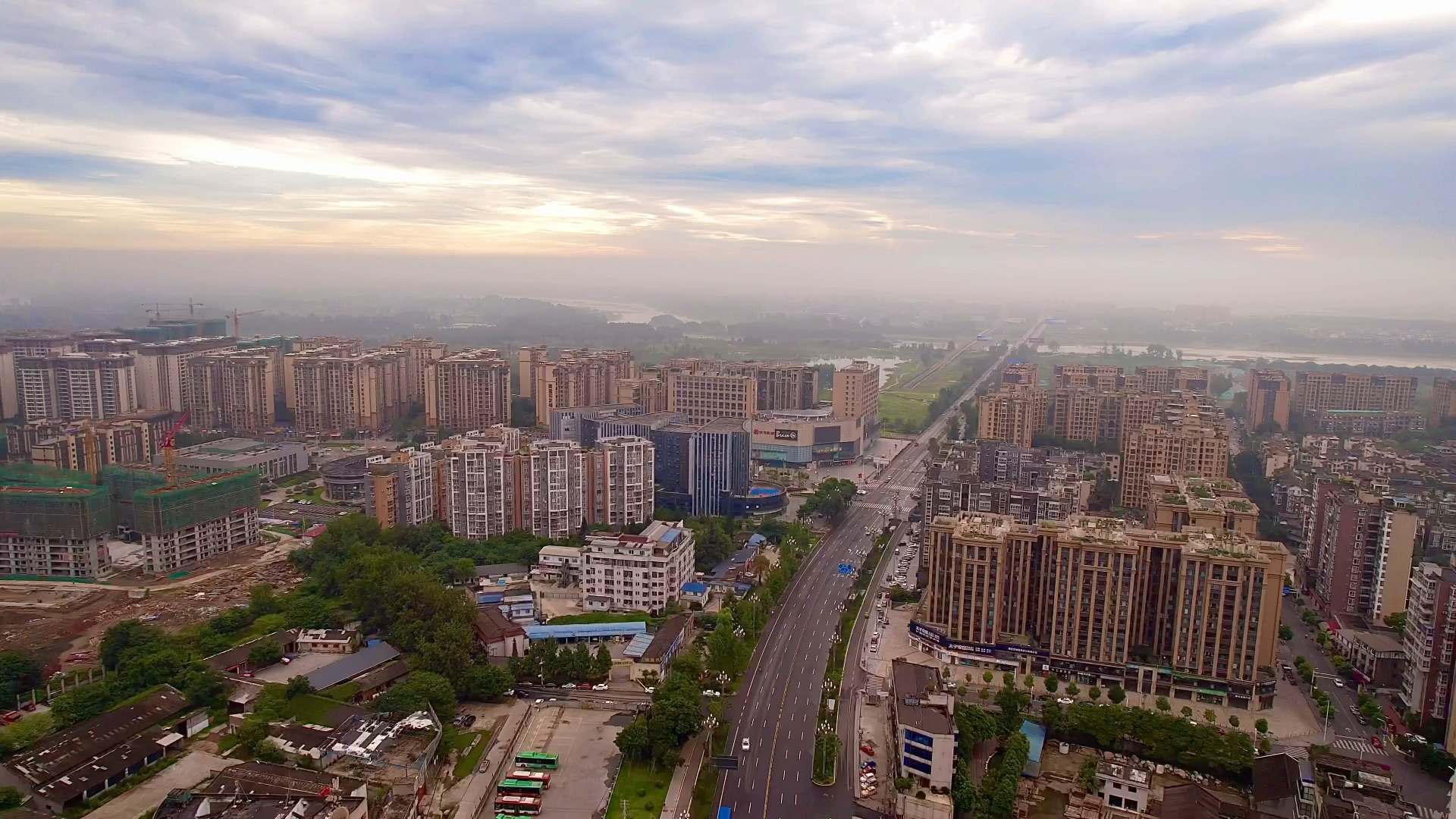 航拍新津,水天一色,希望热爱这座城市的人能耐心看完