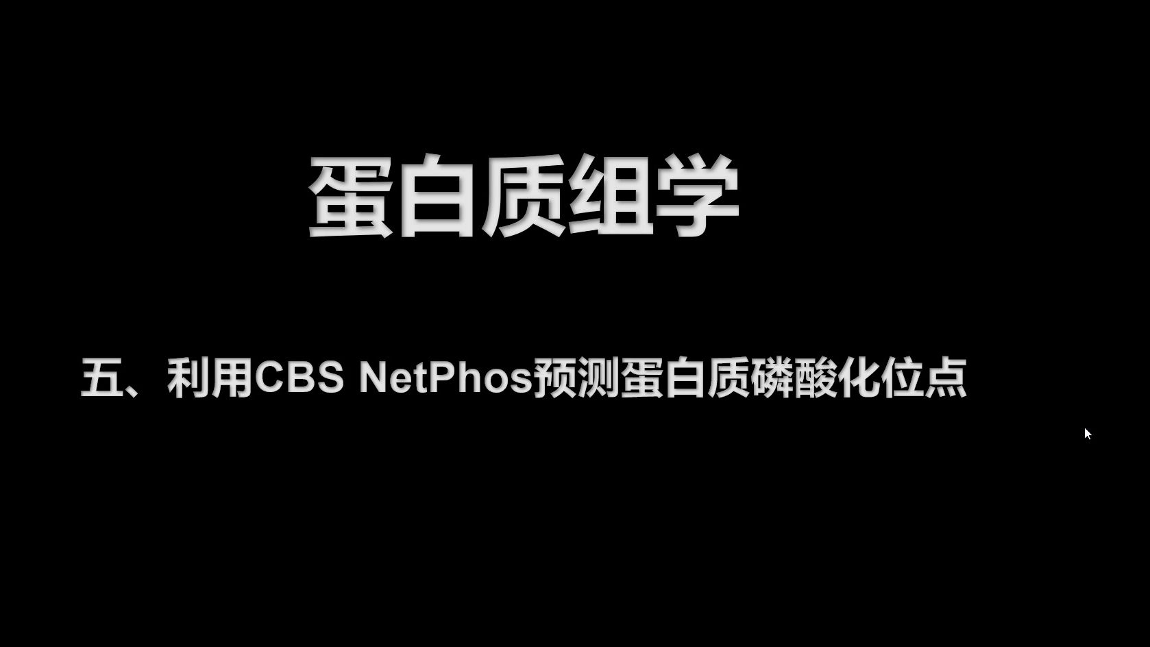 5蛋白质组学之利用CBS NetPhos预测蛋白质磷酸化位点哔哩哔哩bilibili