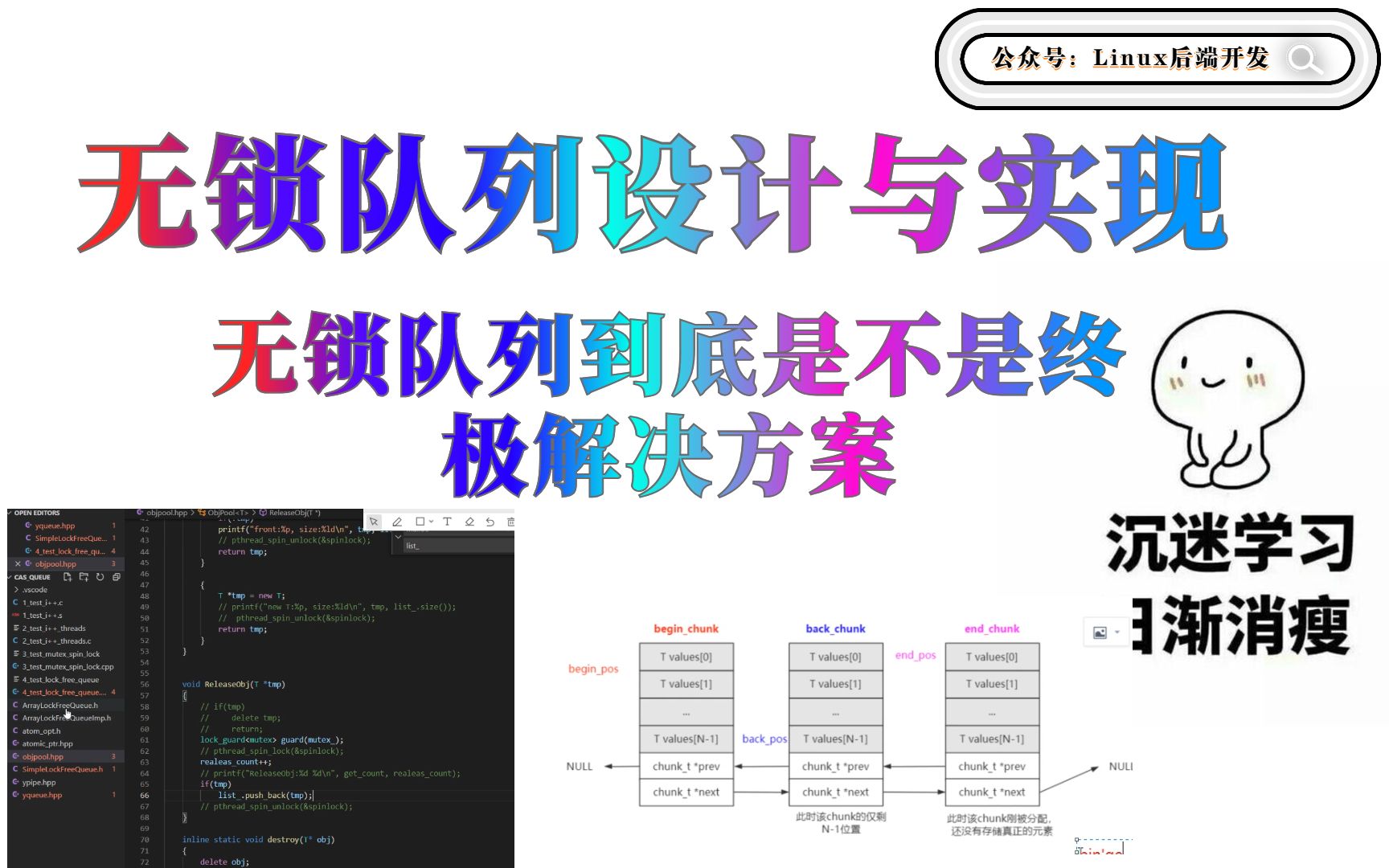 C++ 无锁队列设计与实现 (C/C++后端)哔哩哔哩bilibili