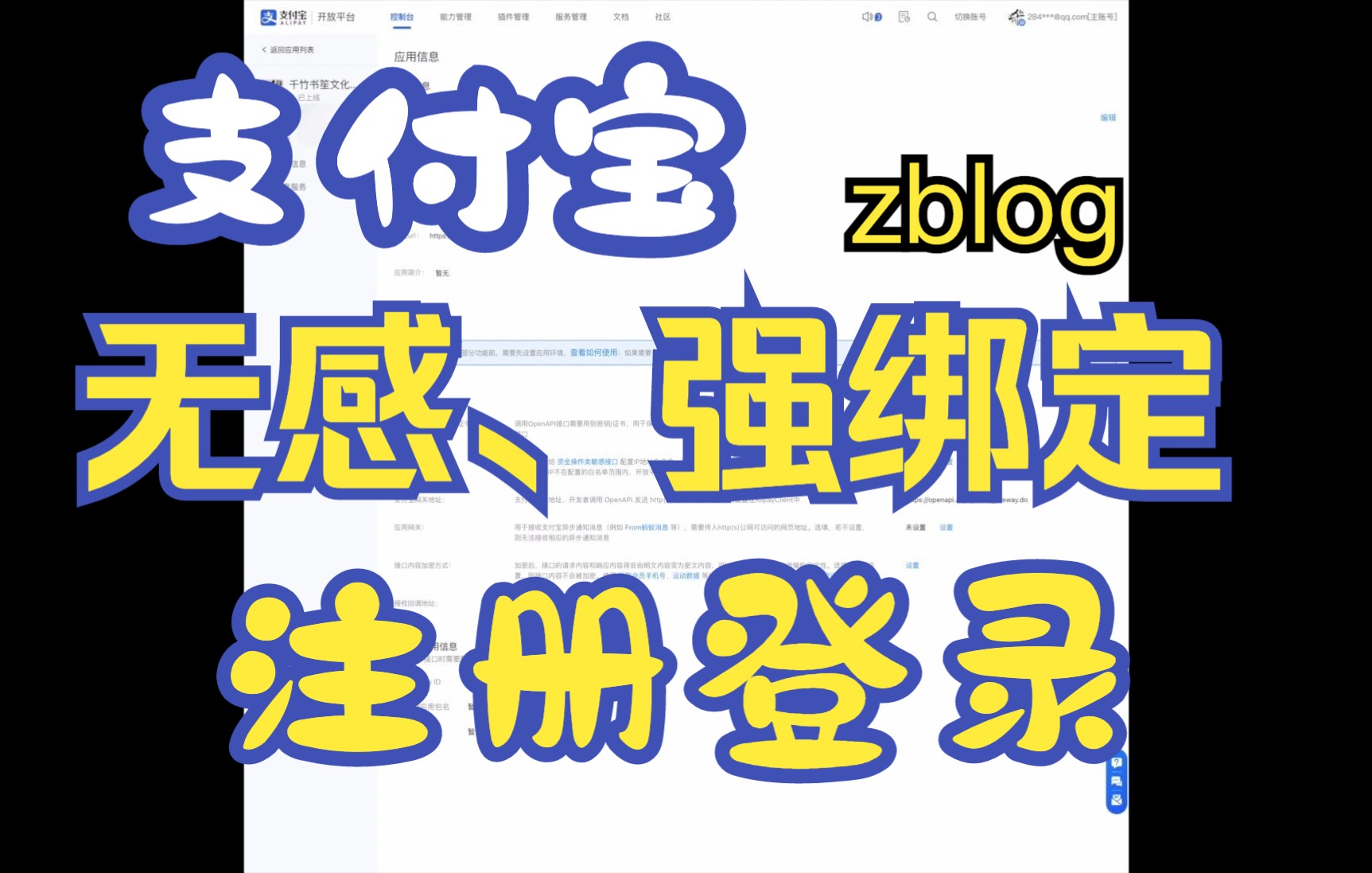 移动网站支付宝无感自动注册登录设置教程哔哩哔哩bilibili