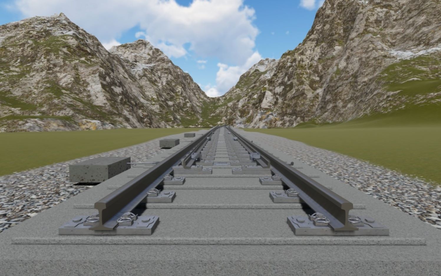 可动心轨道岔转换